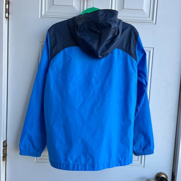 Columbia Sportwear Boys XL  Blue Zip-up Hooded Windbreaker Jacket - Picture 2 of 8